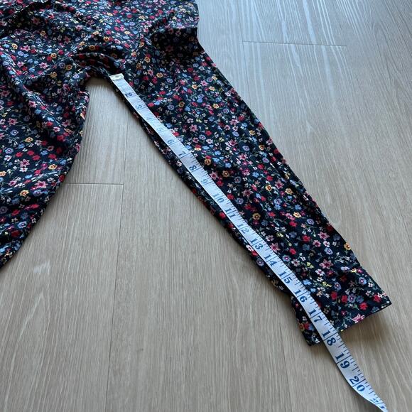 Gap Factory Utility Boyfriend Fit Shirt Womens Small Floral Button Up Colorful - Picture 8 of 12